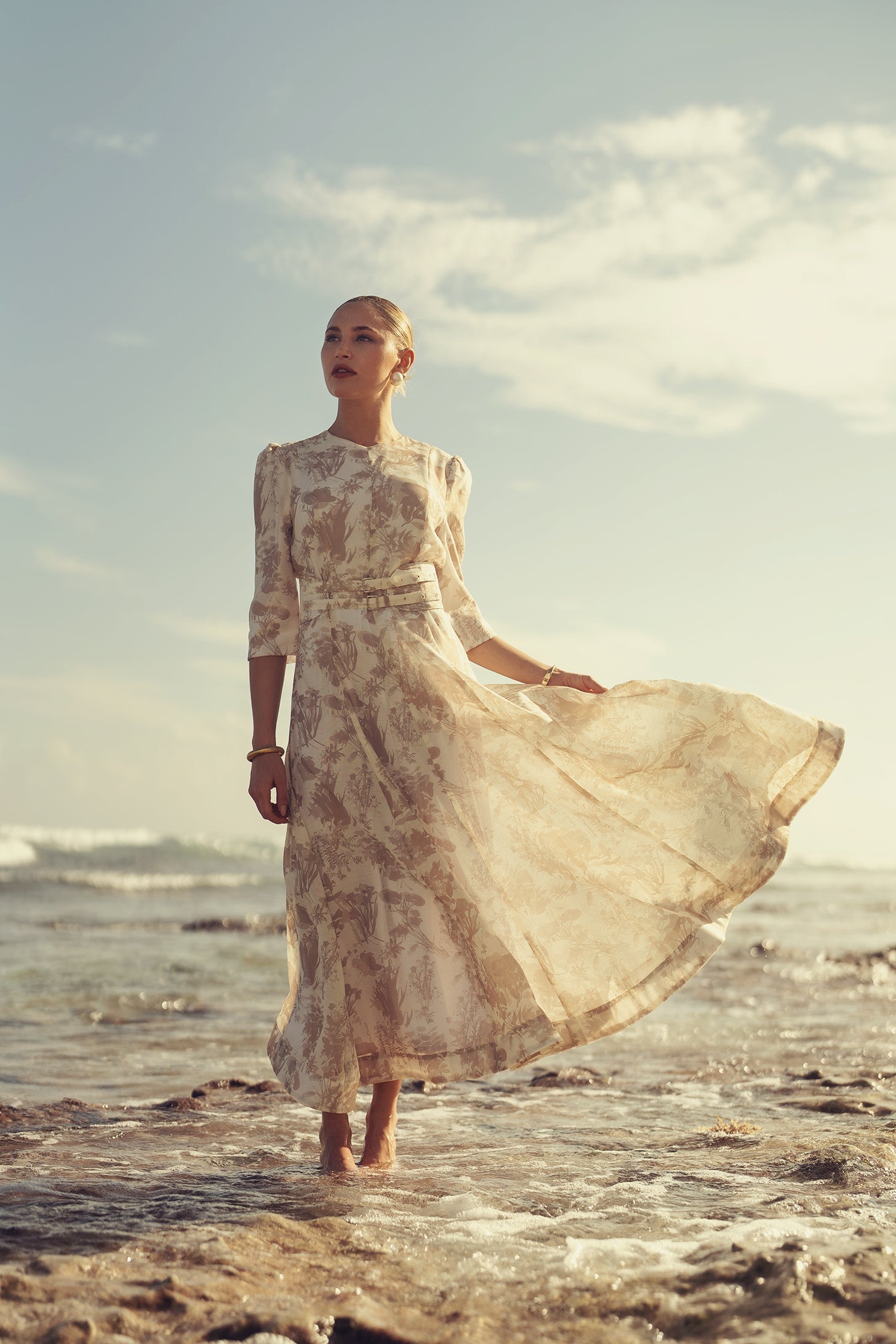 ワンピース l'or Fringe Slub tweed Dress l'or Fringe Slub tweed Dress - メルカリ