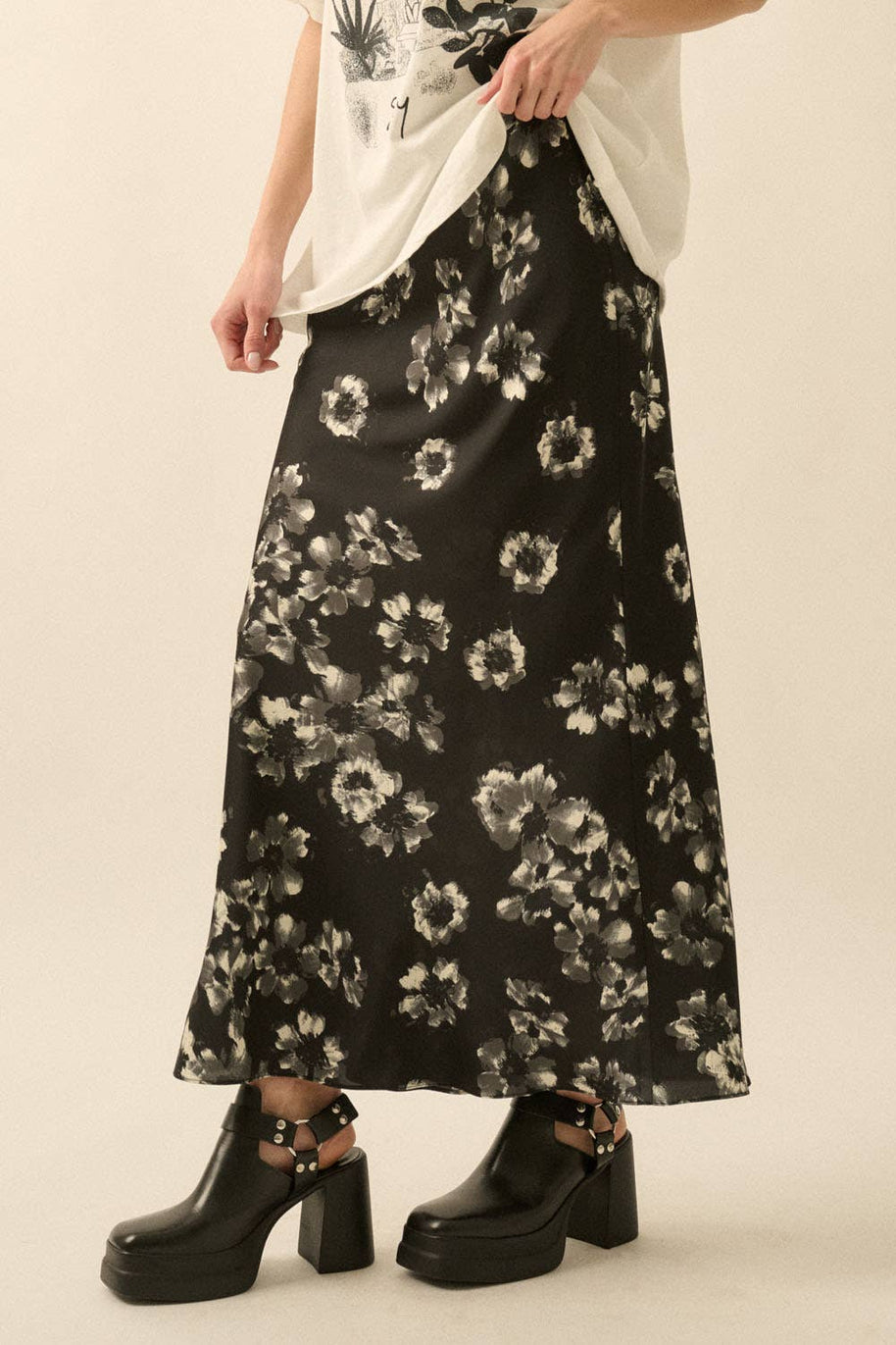 Floral Satin Elastic-Promesa