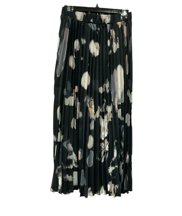 printed pleated maxi - yal