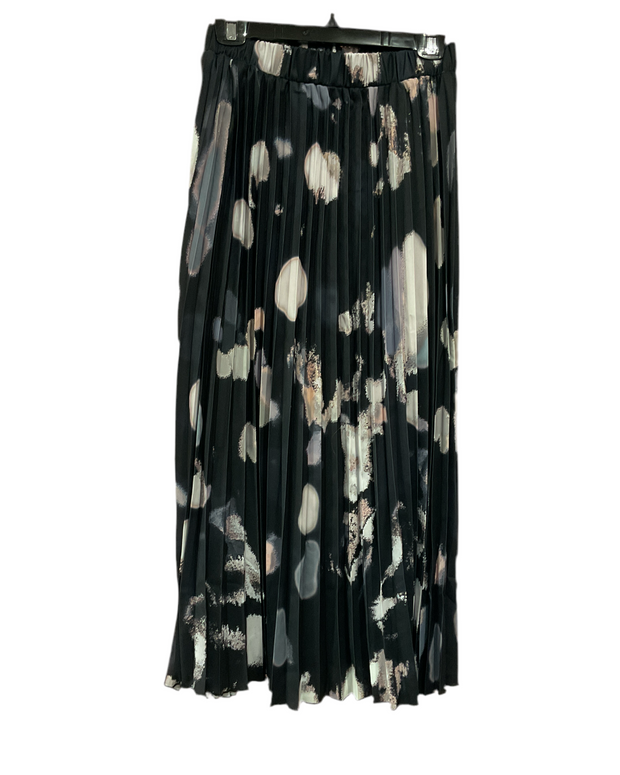 printed pleated maxi - yal