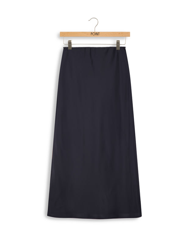 Satin Slip Skirt-Point - Fringe Boutique