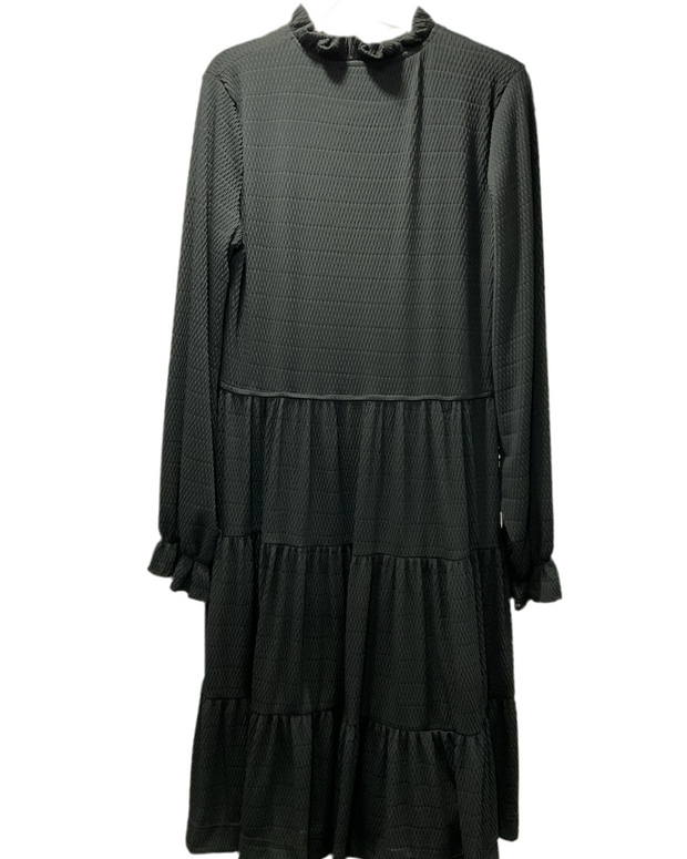 Meme black ruffle dress - Fringe Boutique