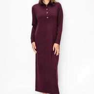 Knit polo dress