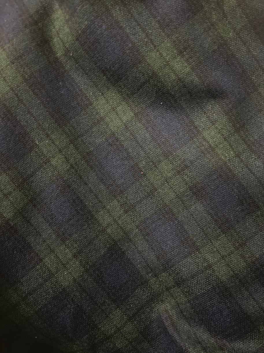 Plaid Lined Maxi Skirt