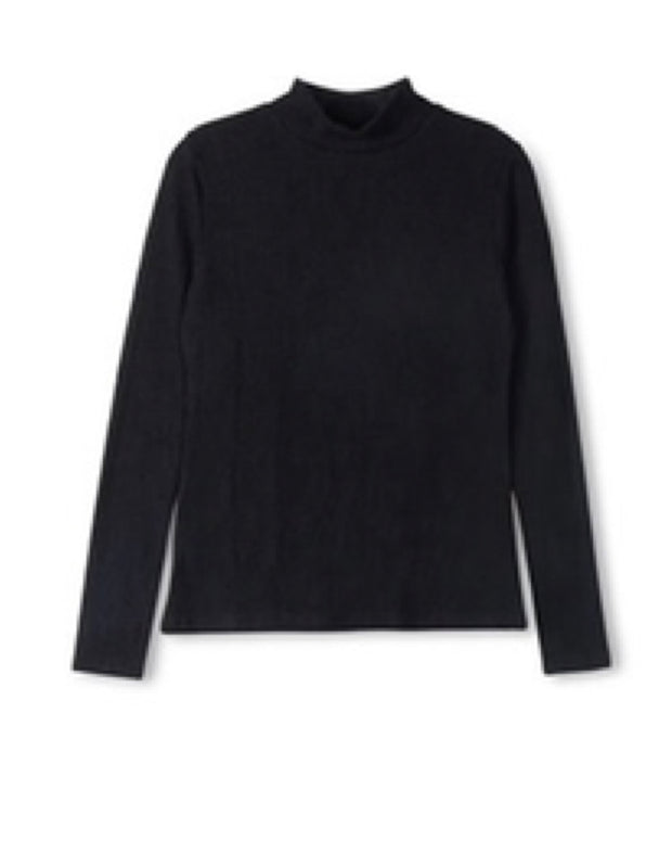 Knit textured turtleneck - Junee