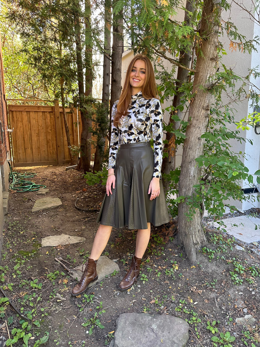 Printed Turtlenck - Fringe