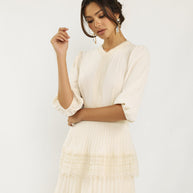 Lace Tier Maxi Dress