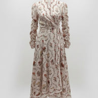 Chiffon Wrap Dress - Nina