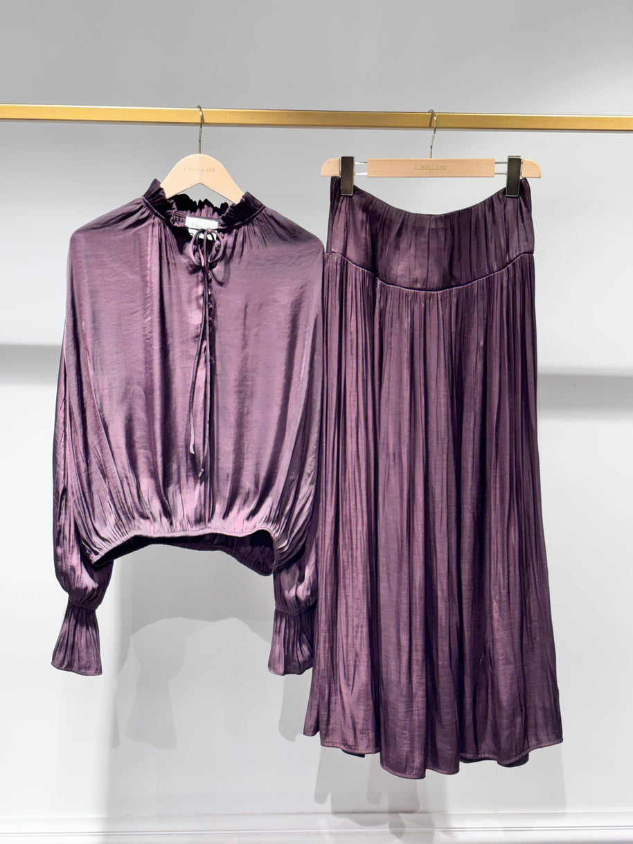Reese set: blouse & flowing skirt