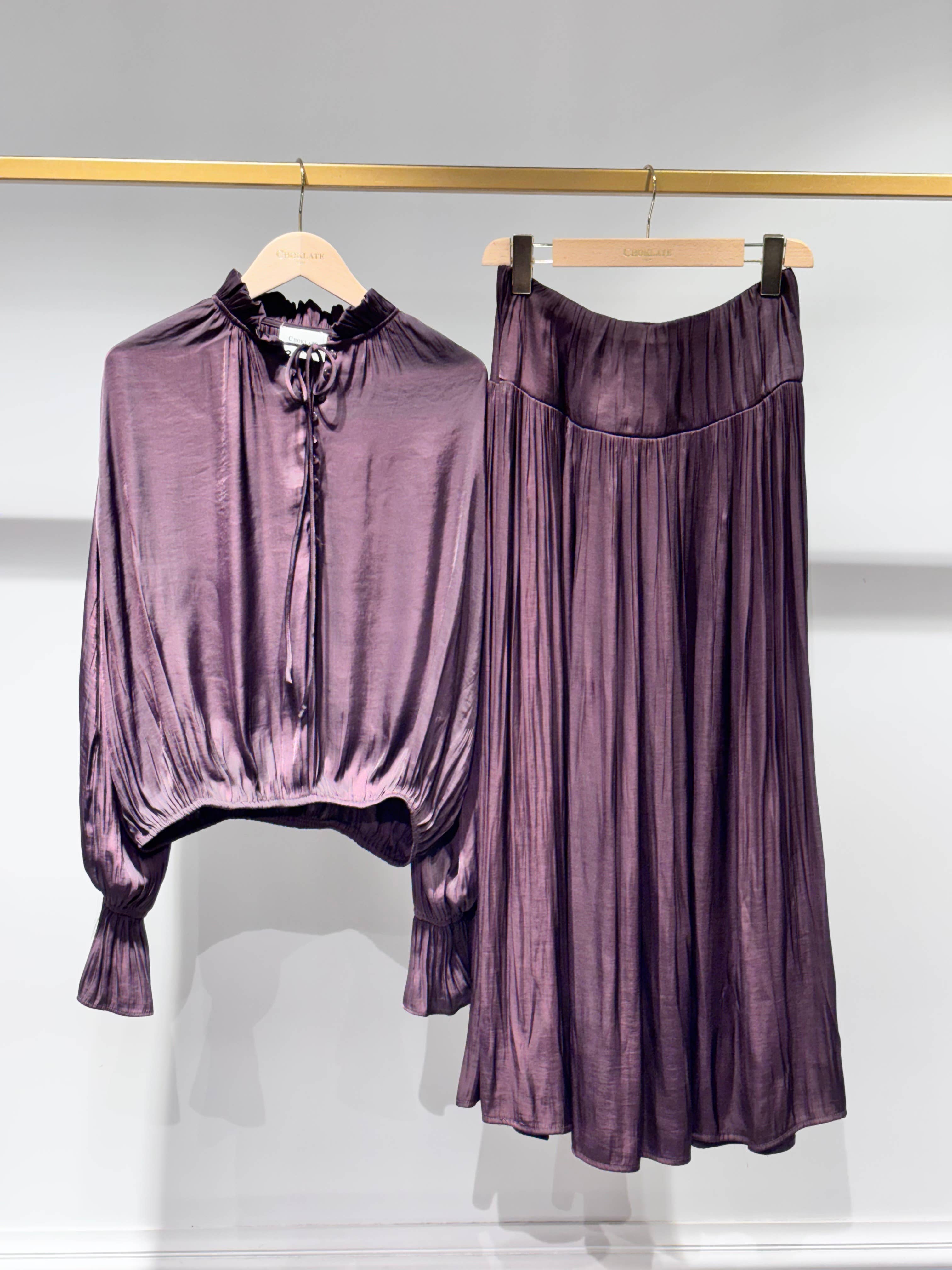 Reese set: blouse & flowing skirt