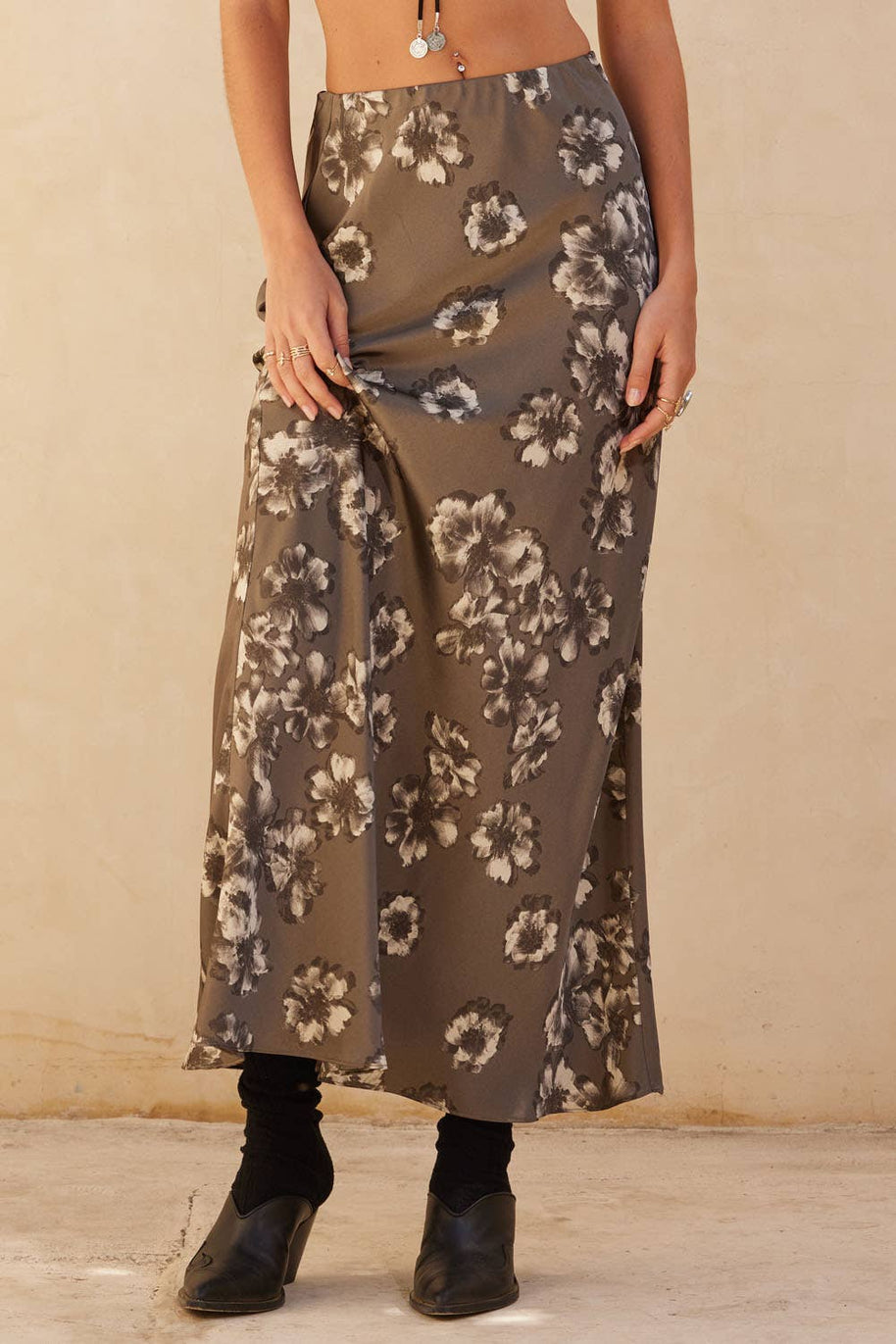 Floral Satin Elastic-Promesa