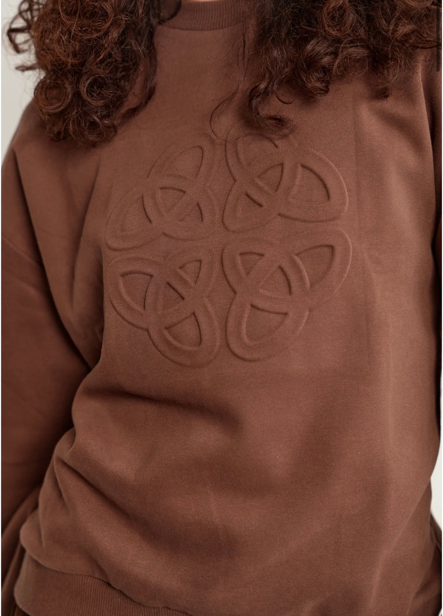 Embossed Sweatshirt