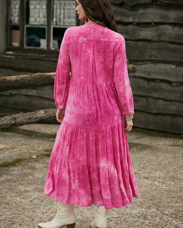 Washed shirt dress