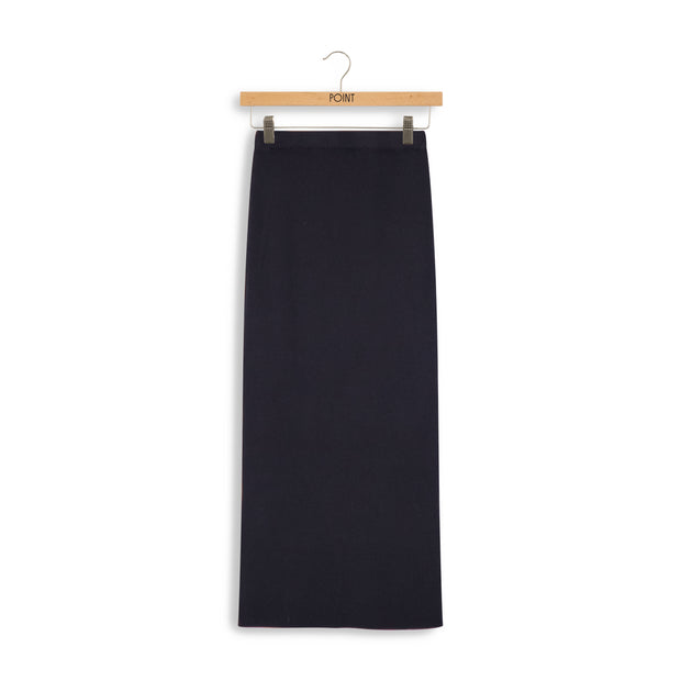 Straight Rib Skirt-Point