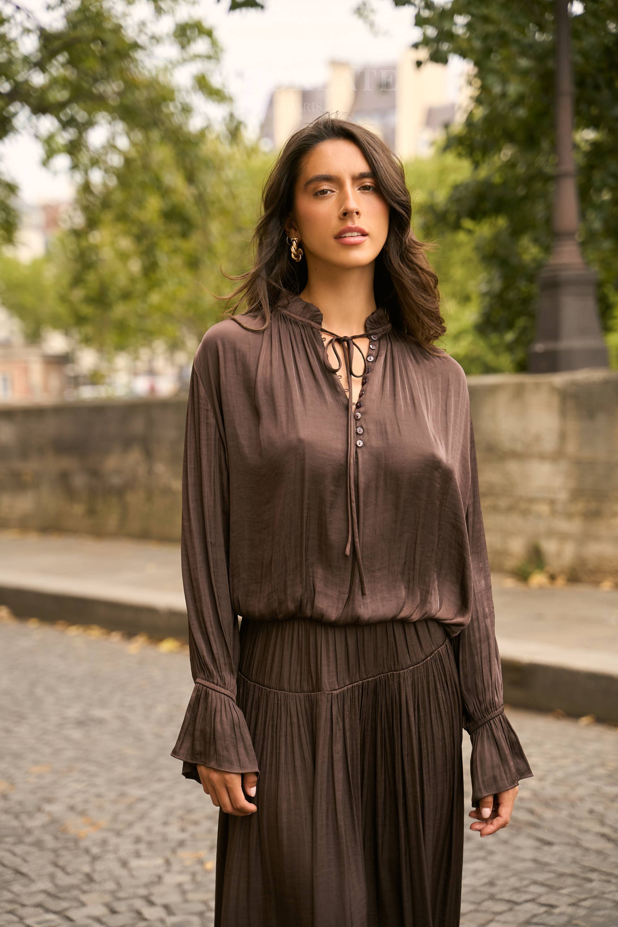 Reese set: blouse & flowing skirt