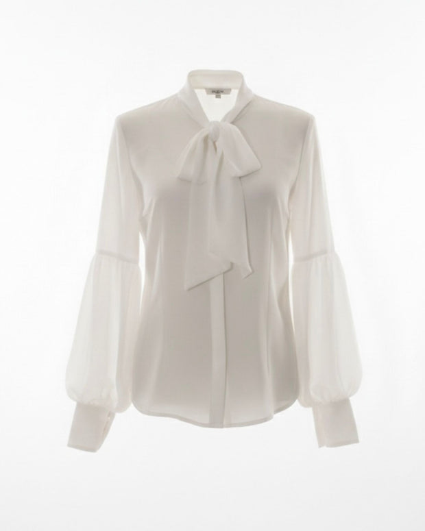 Chiffon Bow Blouse- Nina