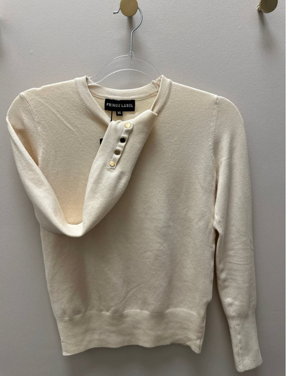 Your Basic Knit Sweater - Fringe - Fringe Boutique