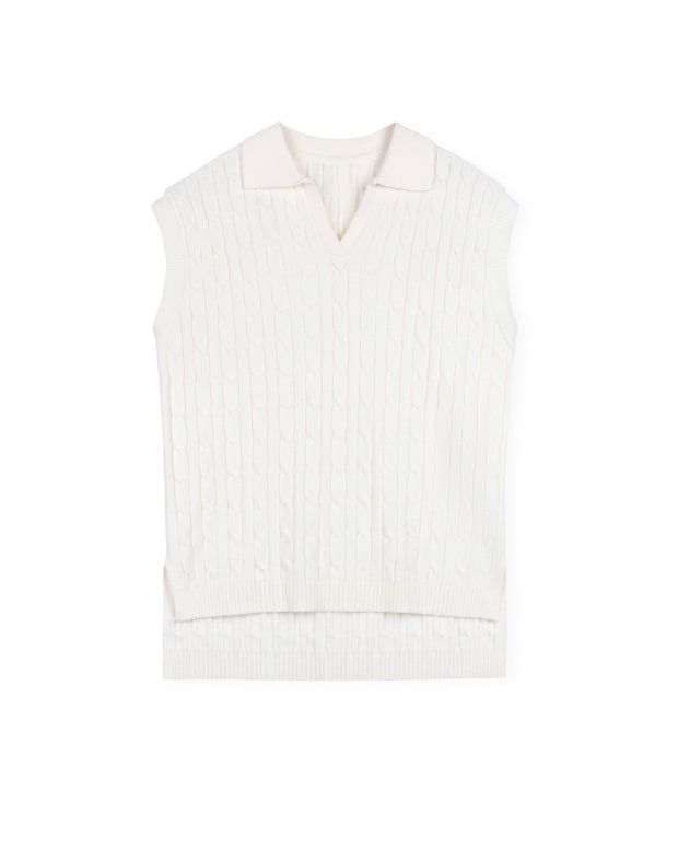 amerd knit vest - junee