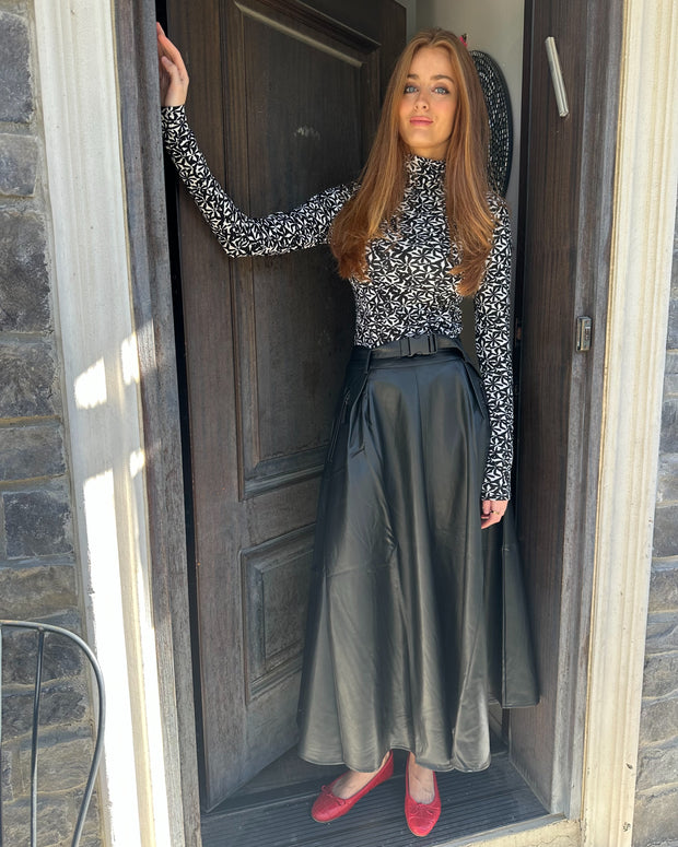 Printed Turtlenck - Fringe