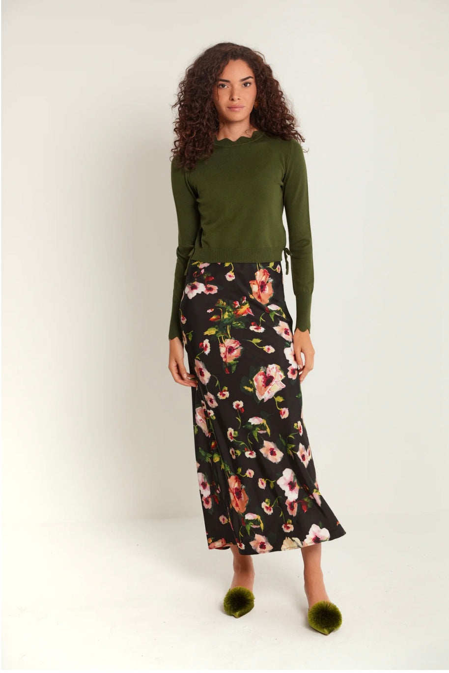 Printed Slip Dress