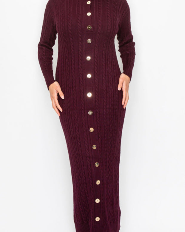 Cable Dress- YAL - Fringe Boutique