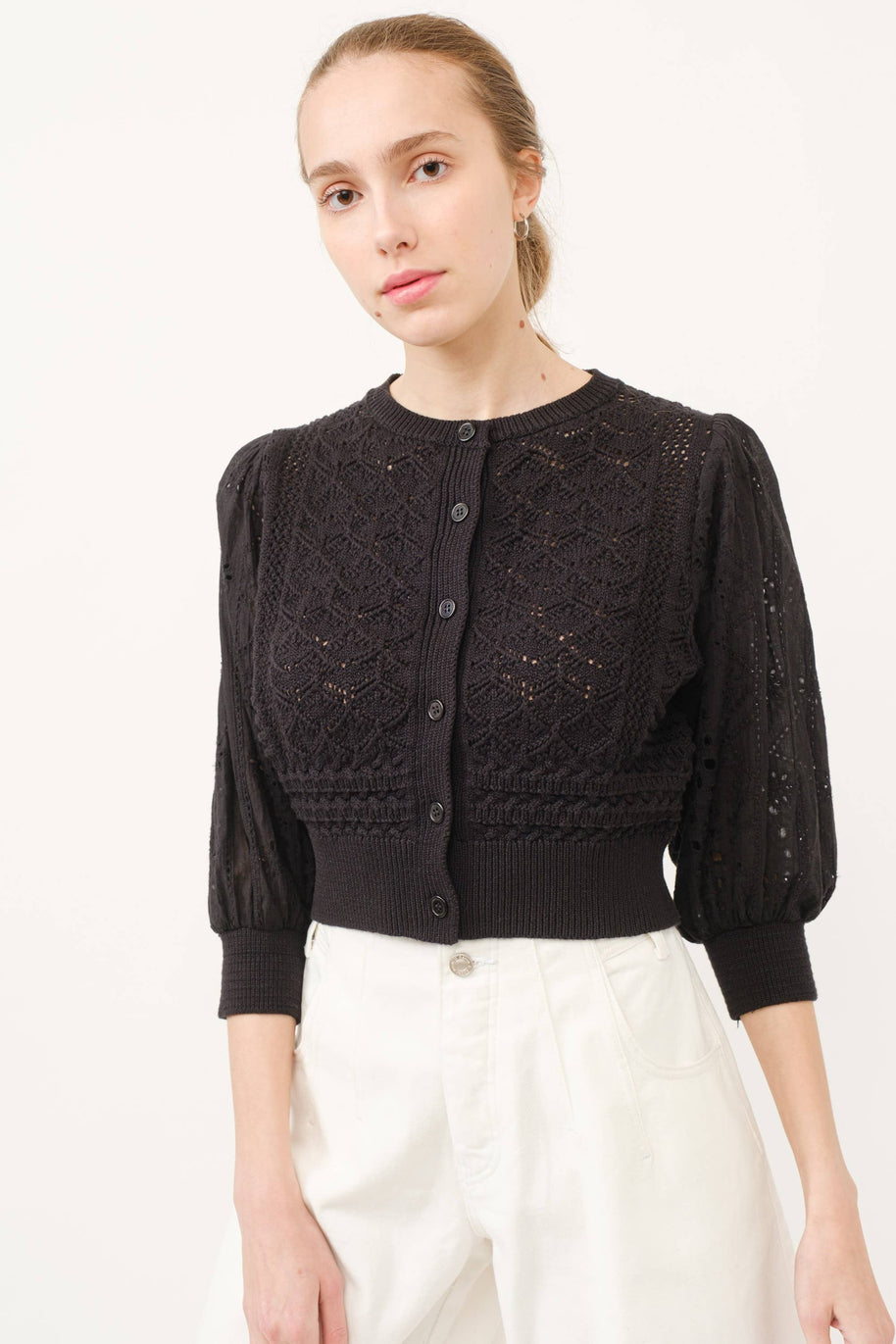 HENDRY 3/4 SLEEVES CARDIGAN ￼