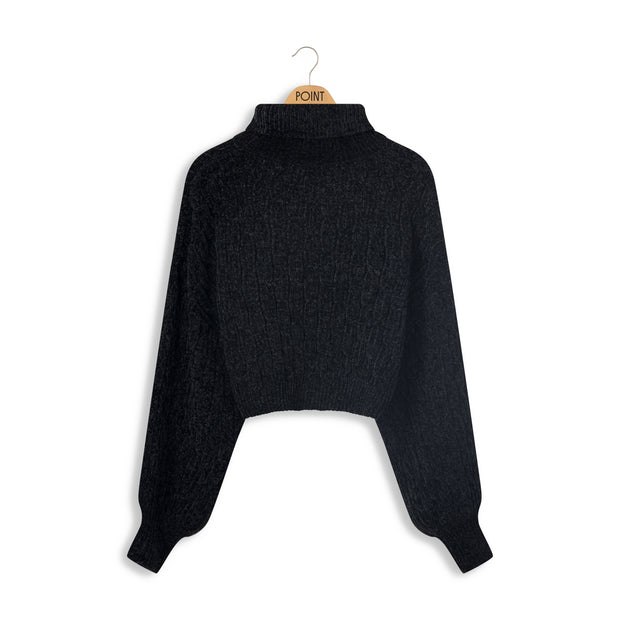 Chenille Turtle neck-Point