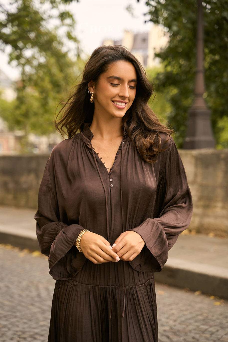 Reese set: blouse & flowing skirt
