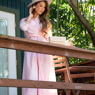 Crisscross midi dress