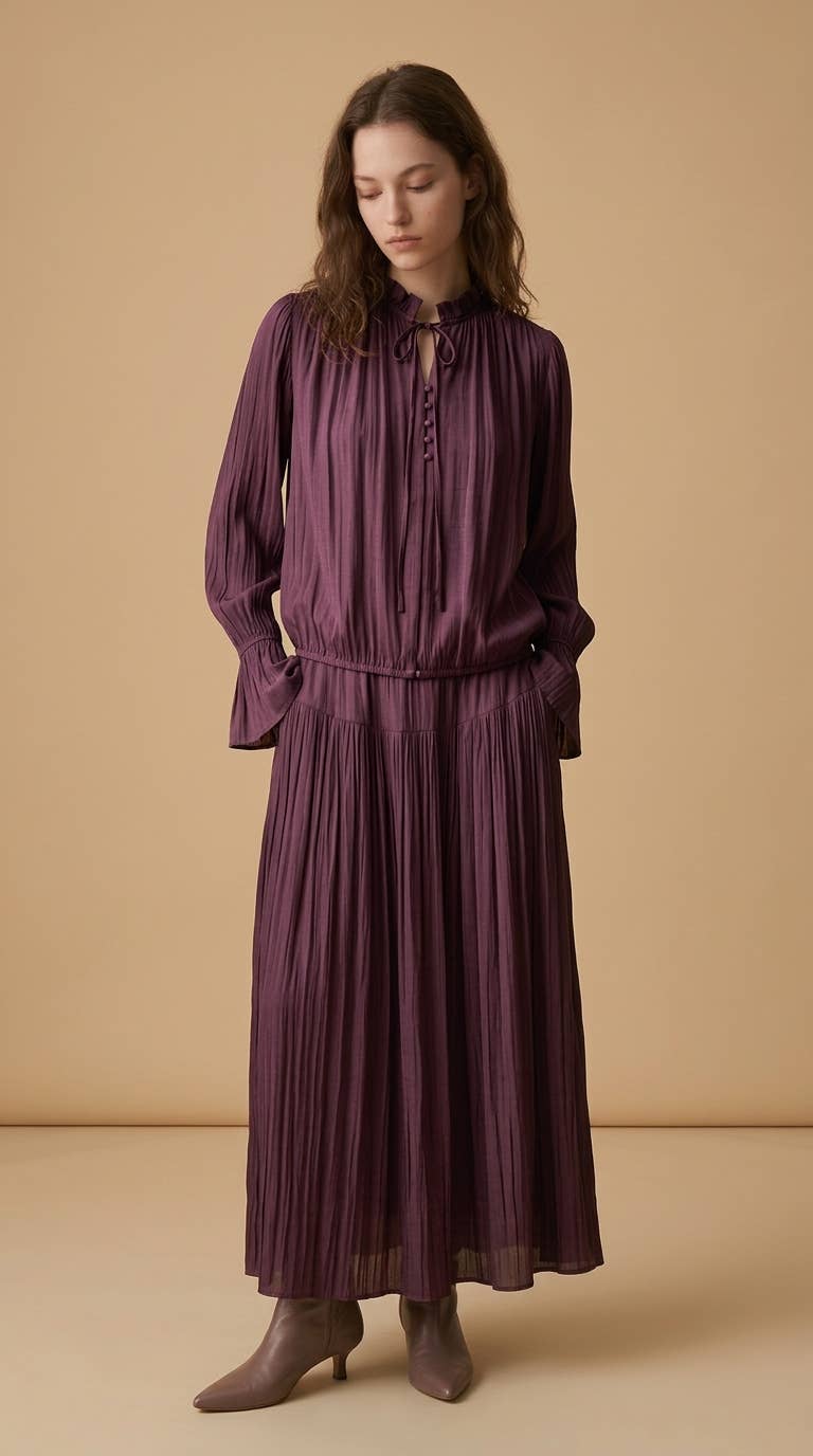 Reese set: blouse & flowing skirt