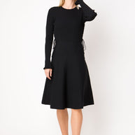 knit side tie dress- lunella