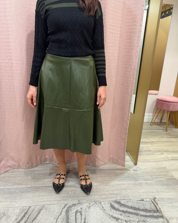 Olive Pleather-Sam Fashion