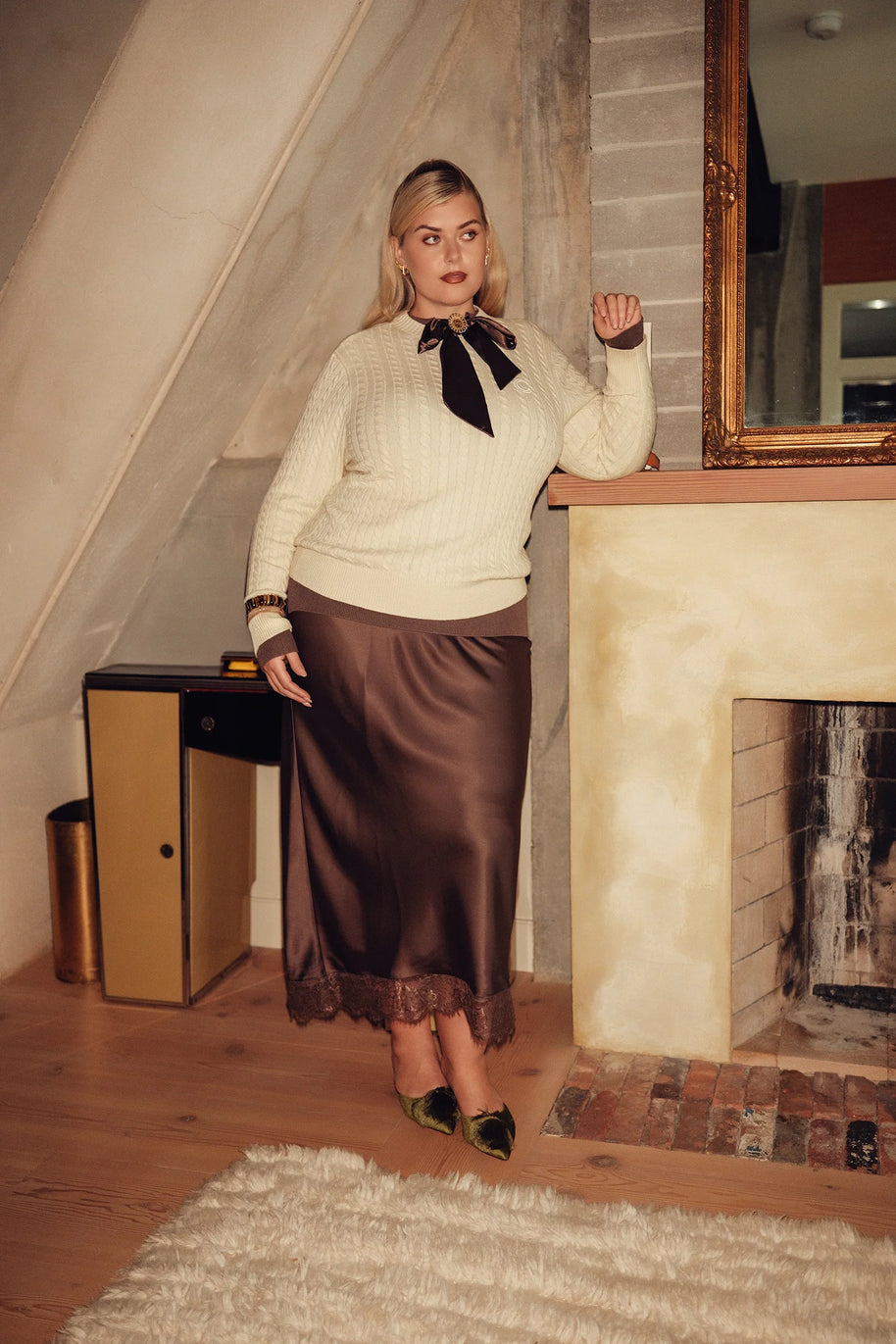 Lace Slip Skirt