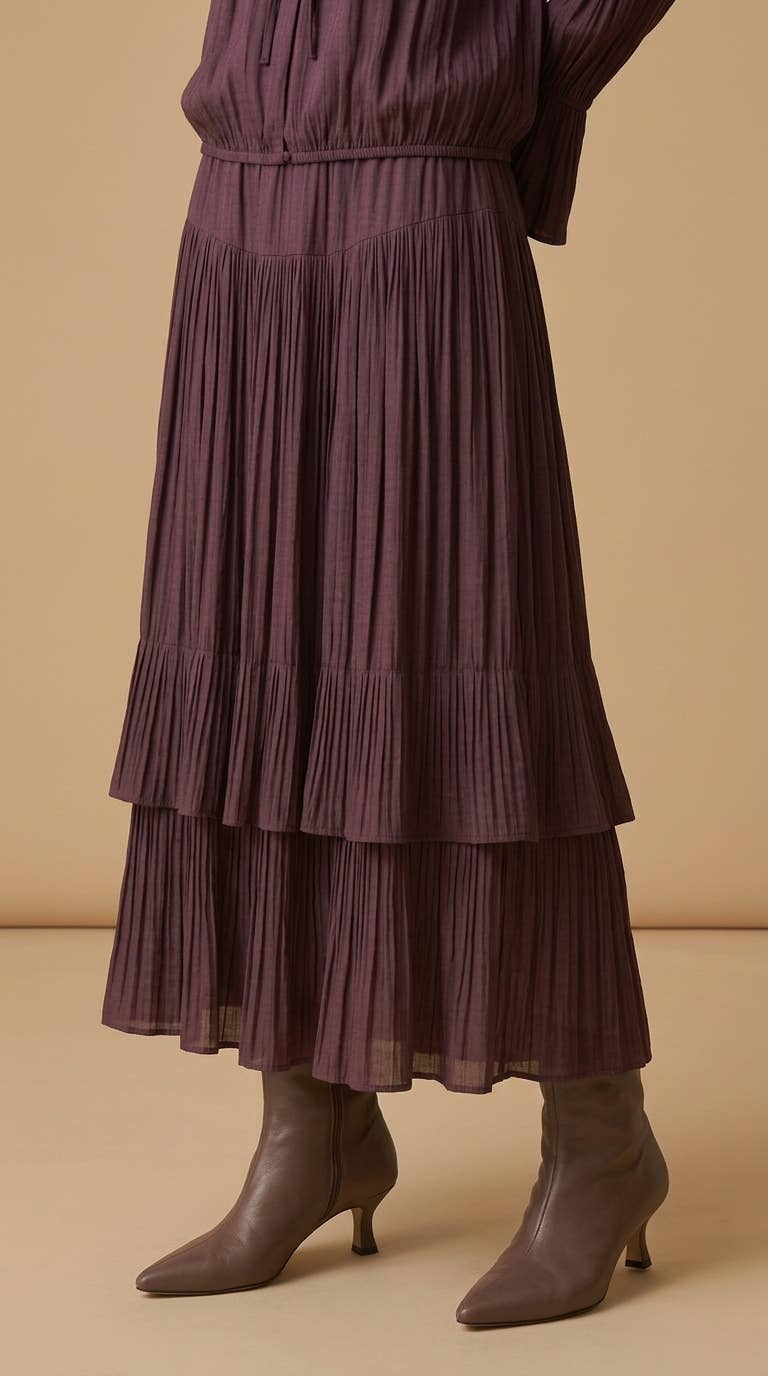Reese set: blouse & flowing skirt
