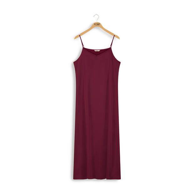 A-line Slip Dress-Point