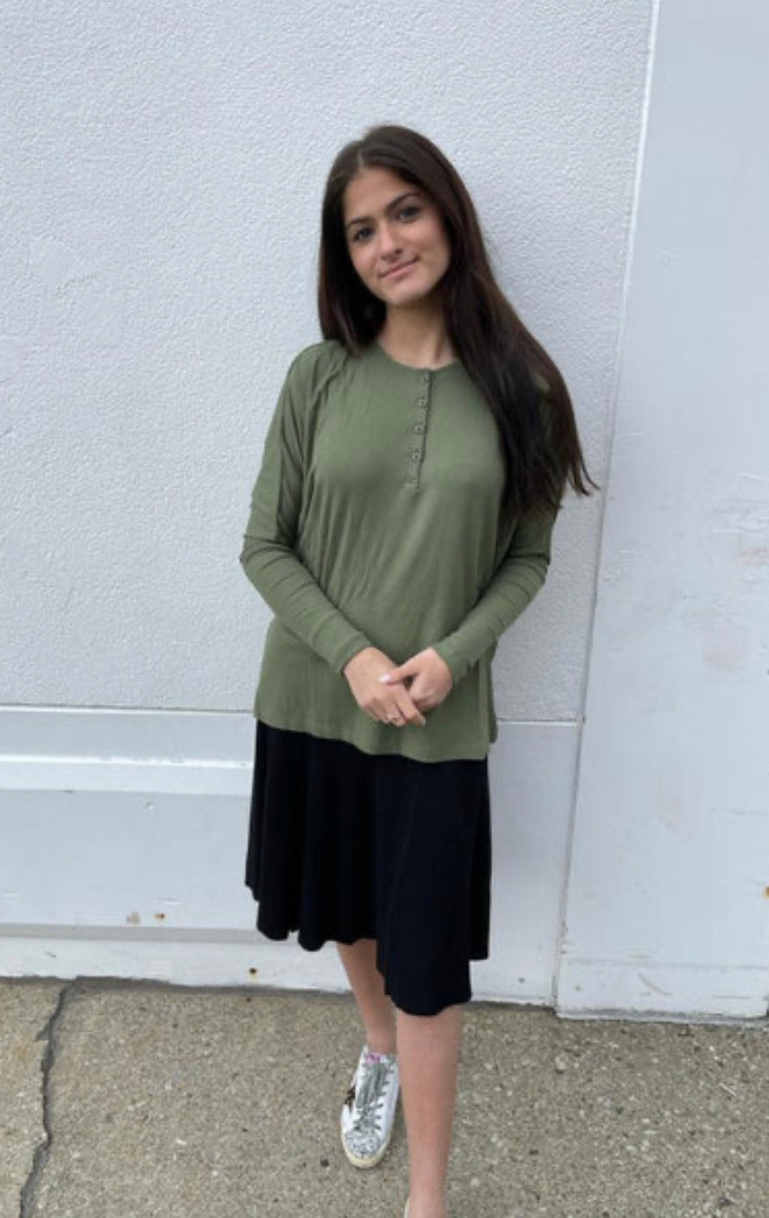 Slim Oversized Top