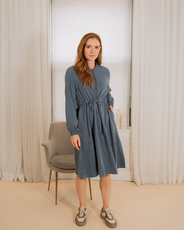 213 blue dress - sewlip - Fringe Boutique