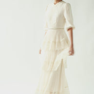 Lace Tier Maxi Dress