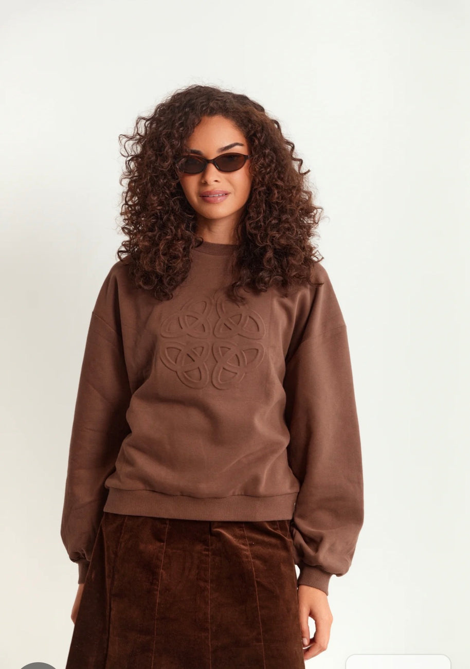 Embossed Sweatshirt