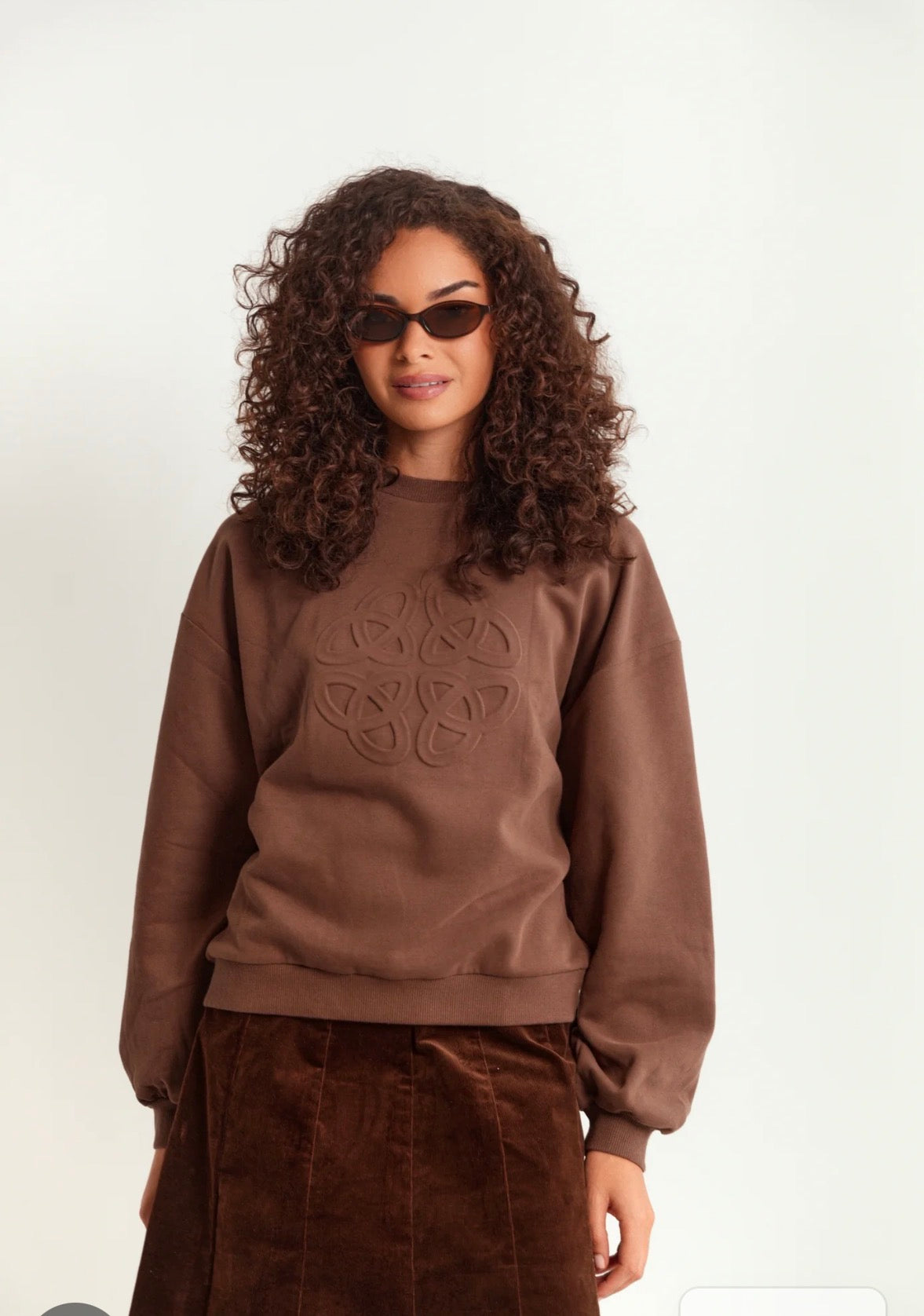 Embossed Sweatshirt