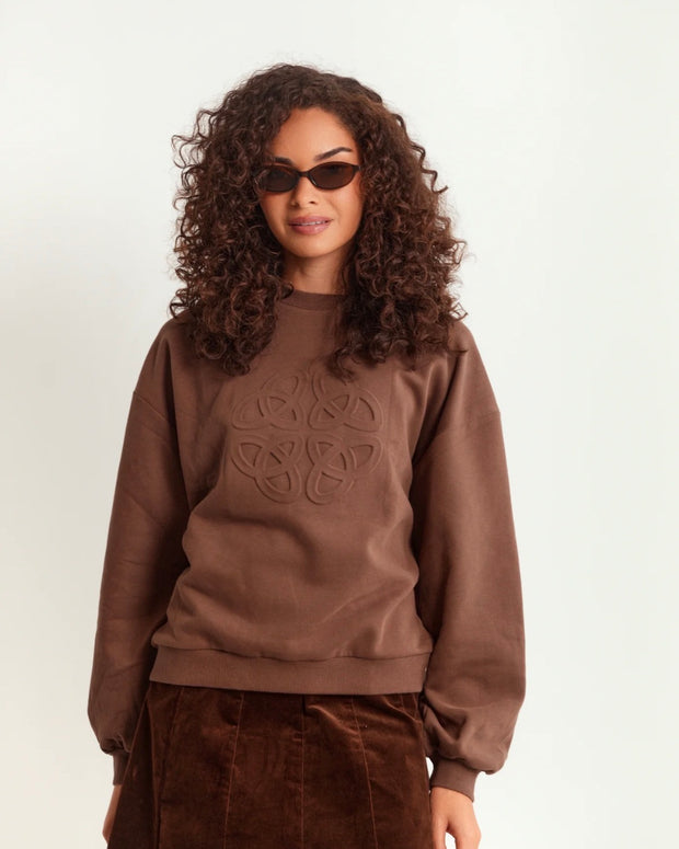 Embossed Sweatshirt