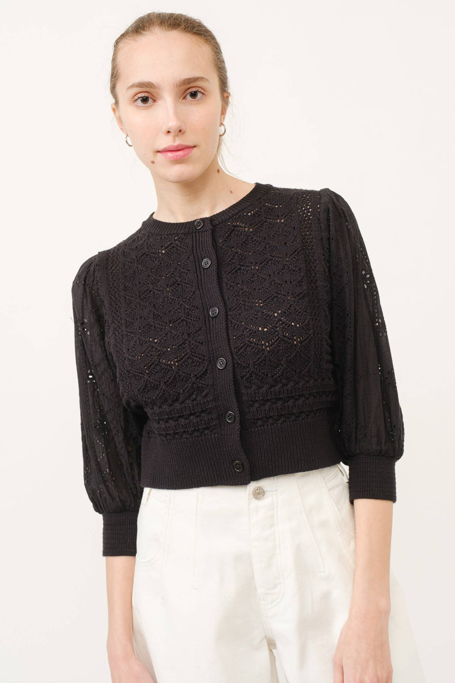 HENDRY 3/4 SLEEVES CARDIGAN ￼