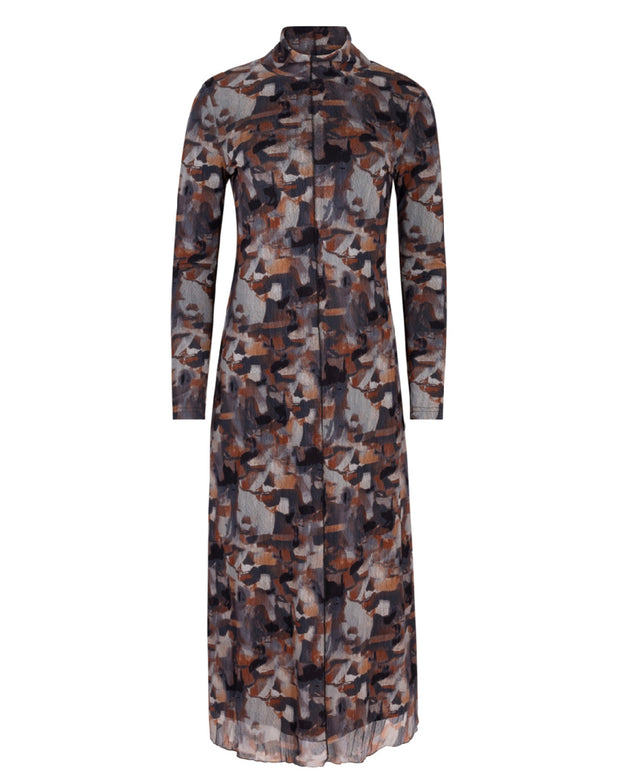 abstract print dress - junee