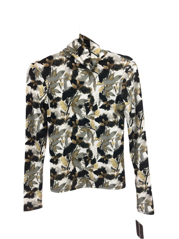 Printed Turtlenck - Fringe black and gold floral