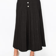 Button Front Skirt -YAL