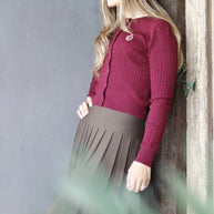 Cable Knit Cardigan - Edith