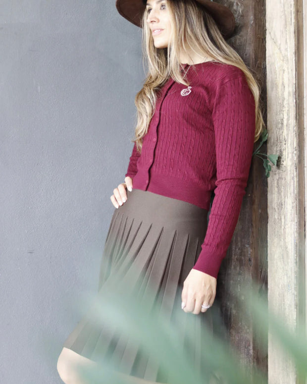 Cable Knit Cardigan - Edith