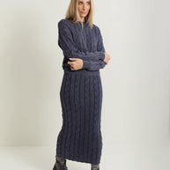 Cable Knit Wash Skirt