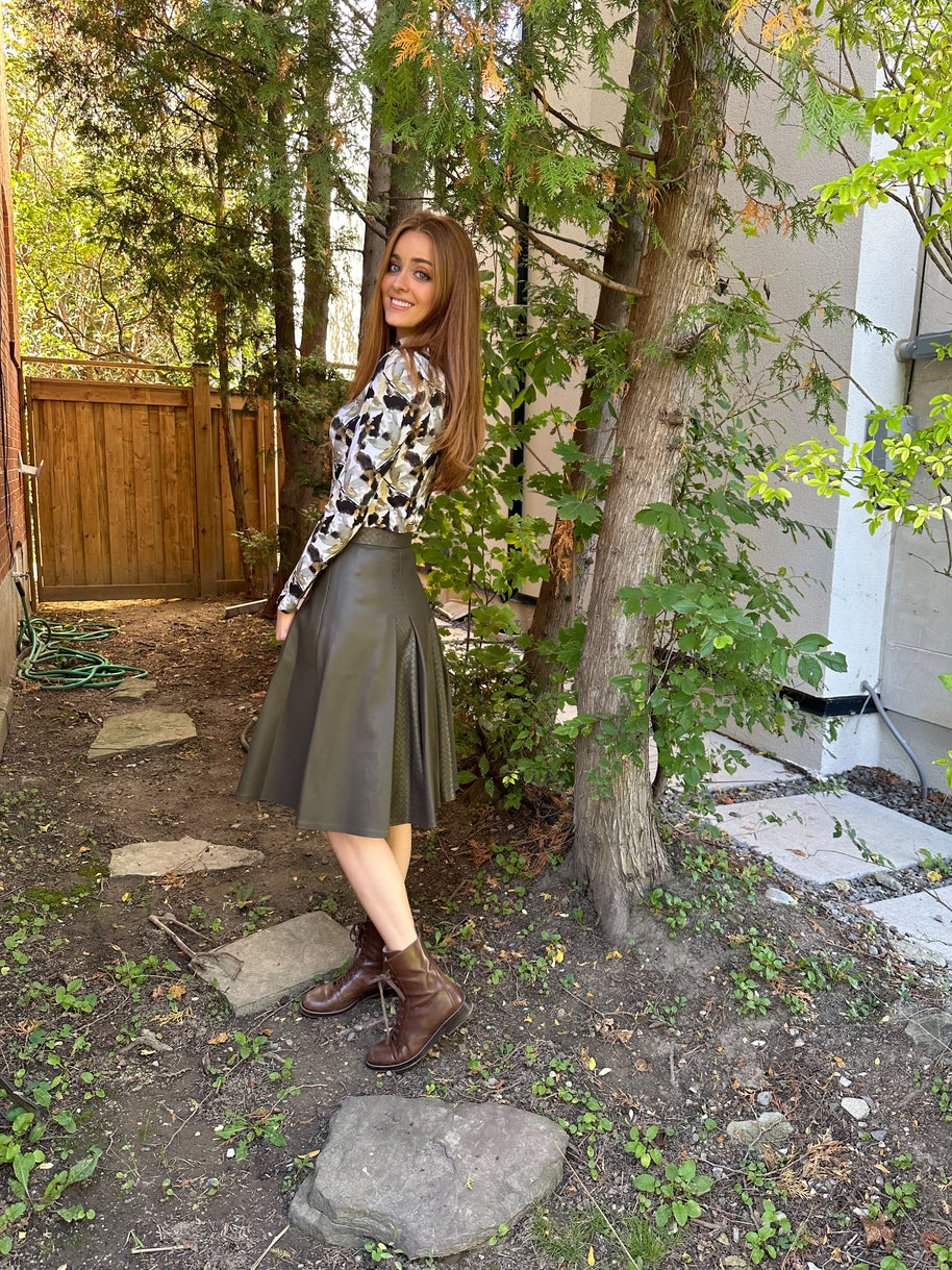 Printed Turtlenck - Fringe