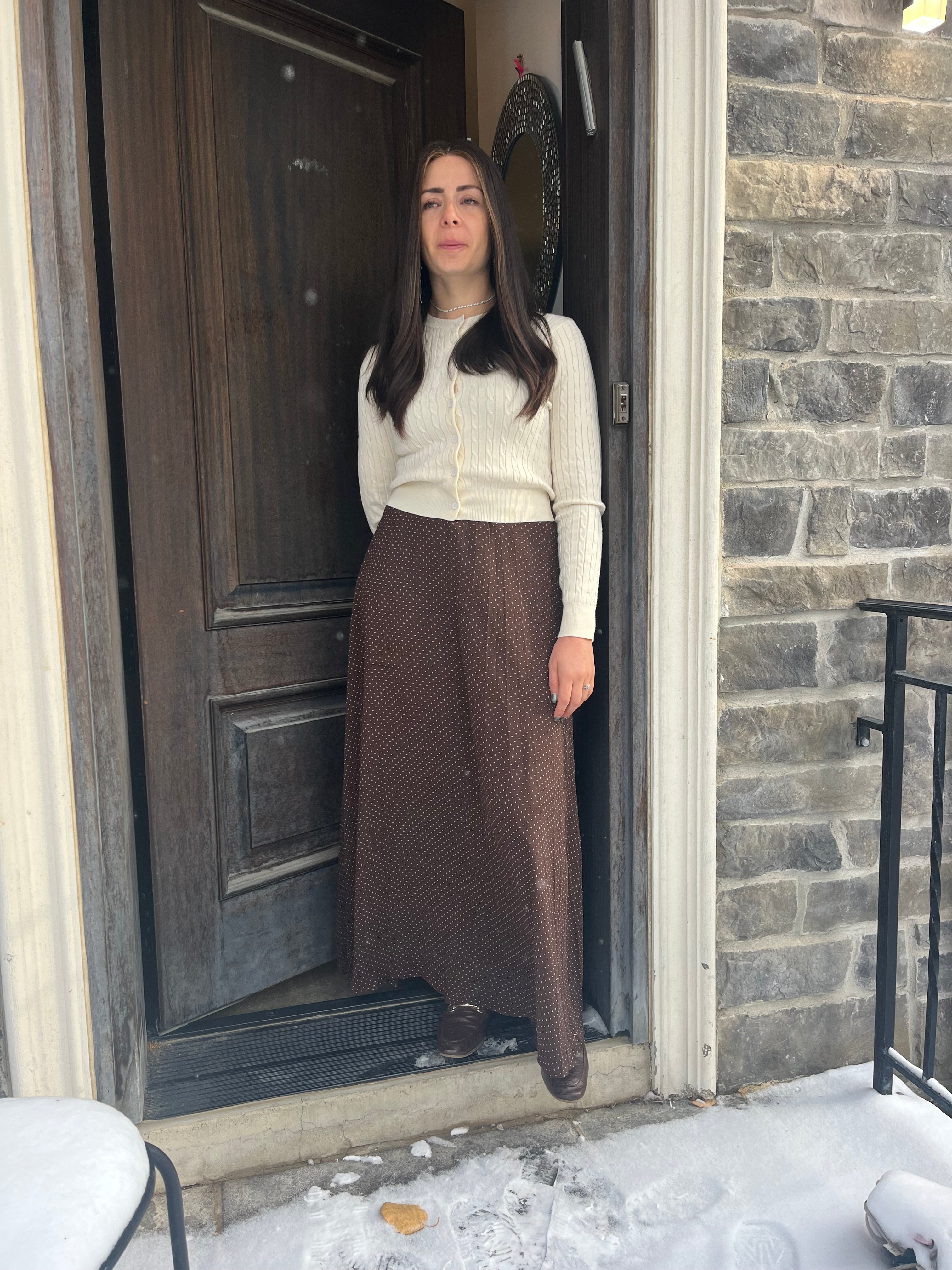 Chiffon Printed Skirt—Sam fashion